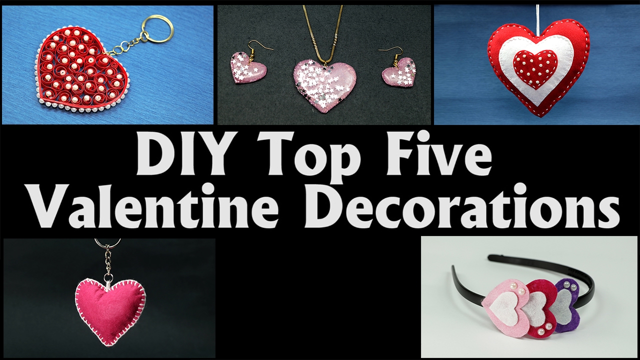 DIY Valentine Crafts - Top 5 Valentine Decorations To Make