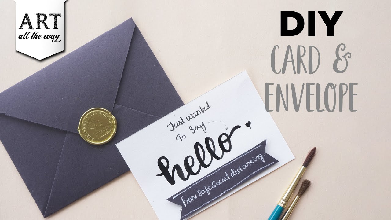 DIY Card and Envelope | Envelope Making | Card Design | Card Making | DIY Envelope | Paper Craft